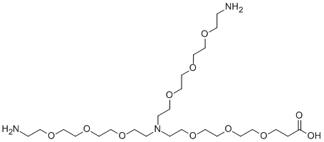 N-(ACID-PEG3)-N-BIS(PEG3-AMINE)