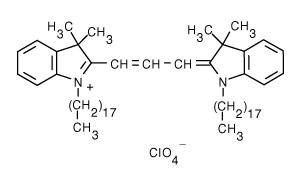 PEGylated DOPC/CHOL Liposomes labeled with DiI