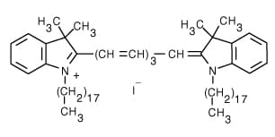 PEGylated DOPC/CHOL Liposomes labeled with DiR