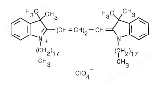 PEGylated DOPC/CHOL/mPEG-PE Liposomes labeled with DiD